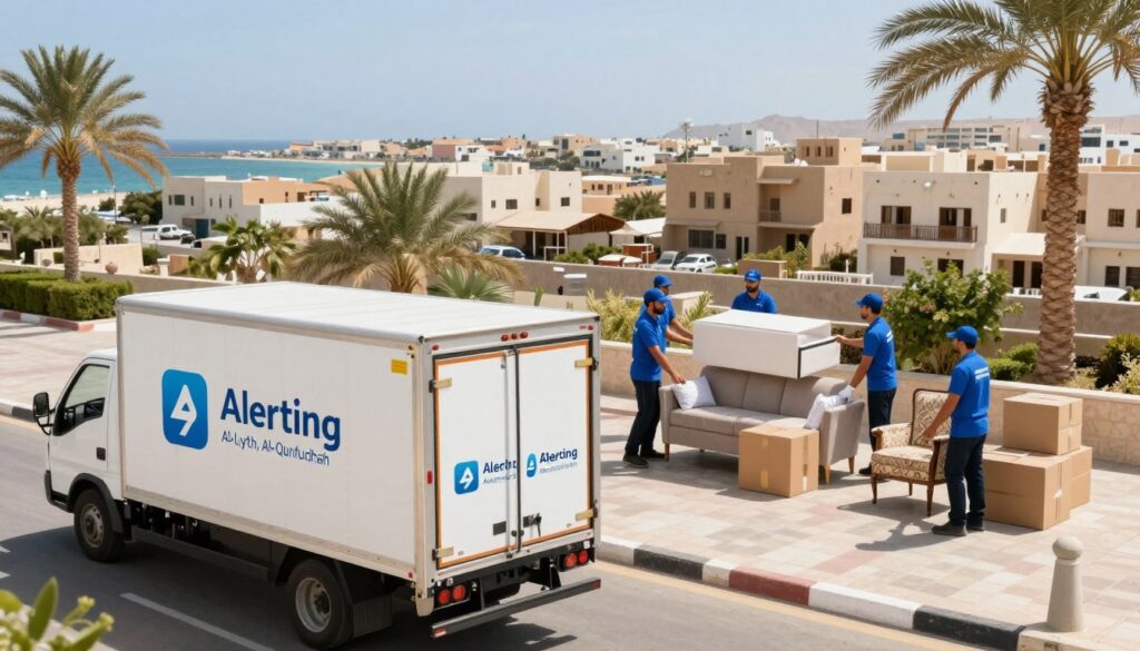 تغطية خدمات نقل العفش في الليث والقنفذة ورابغ