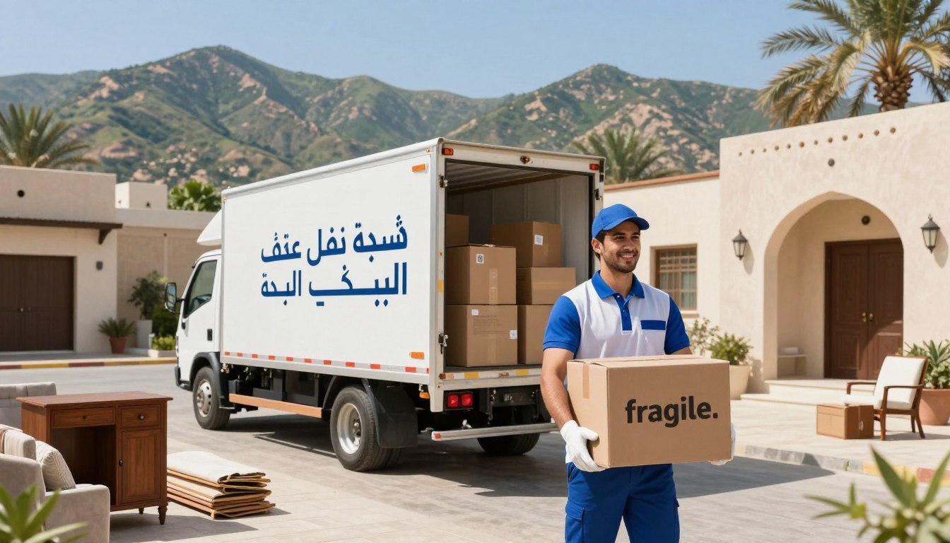 شركة نقل عفش الباحة | الشركة السعودية | 📞0540026747