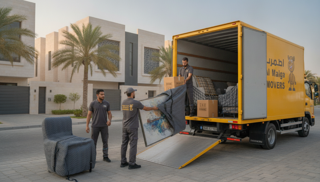 شركة نقل عفش مع التغليف في الملقا