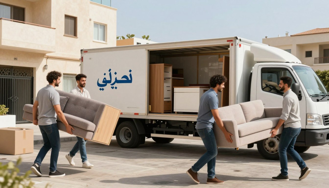 نقل عفش حي الحزام الذهبي | الشركة السعودية | 📞 0540026747