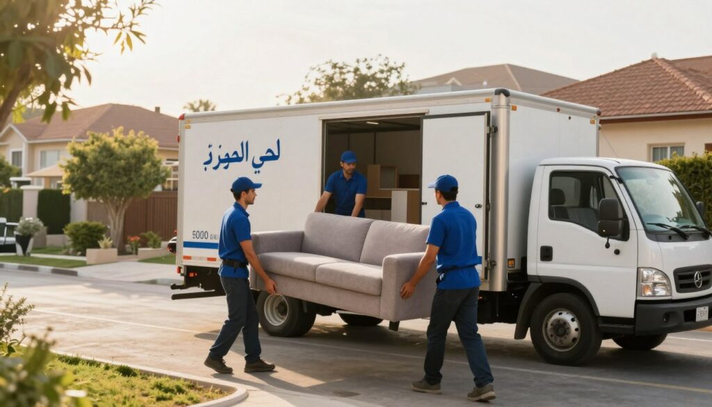 نقل عفش حي الحوية | الشركة السعودية | 📞 0540026747