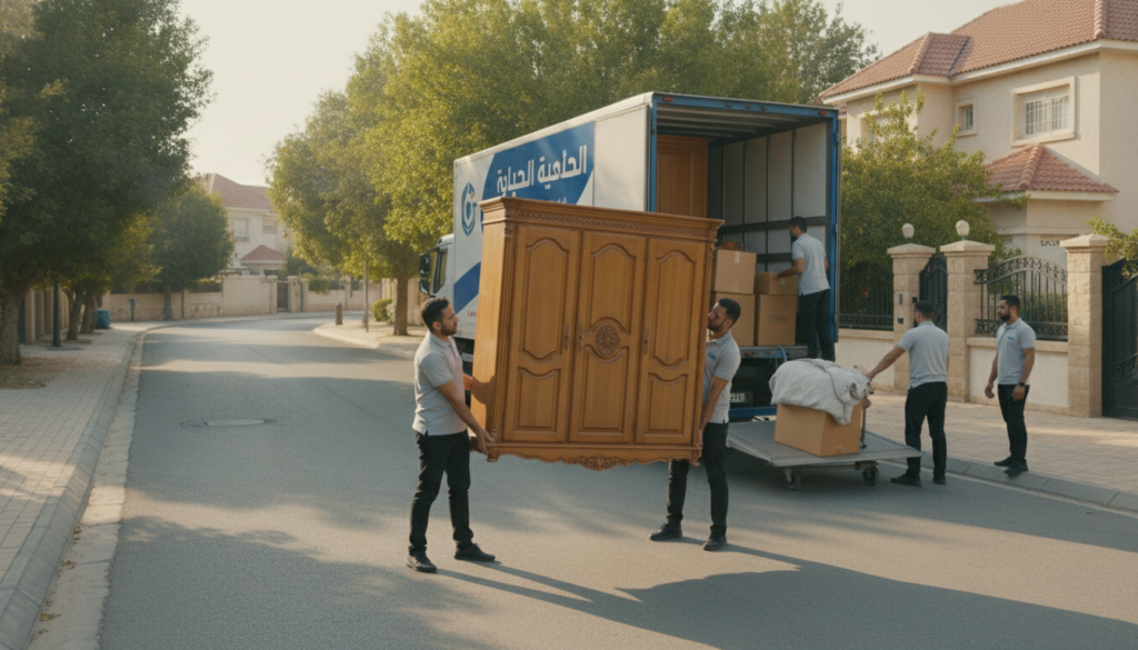 نقل عفش حي الزهراء | الشركة السعودية | 📞 0540026747