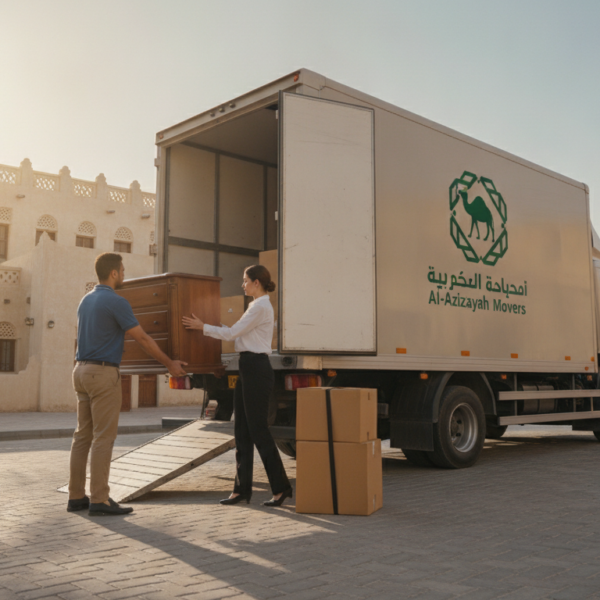 نقل عفش حي العزيزية | الشركة السعودية | 📞 0540026747