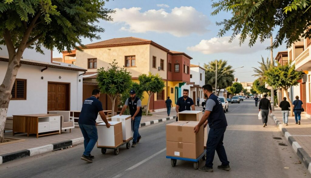 نقل عفش حي القيروان وحي قرطبة