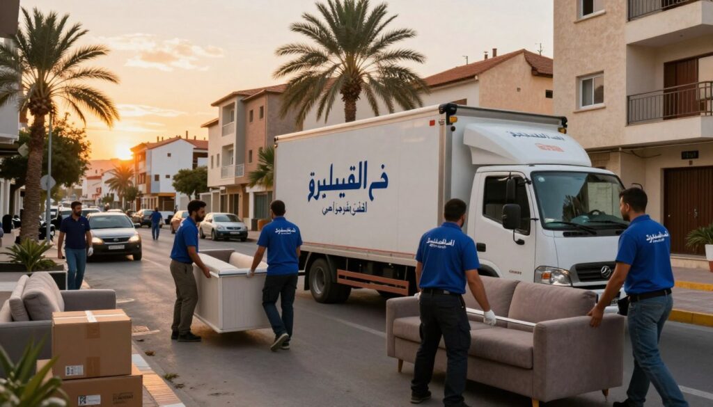 نقل عفش حي القيروان ونقل عفش حي قرطبة