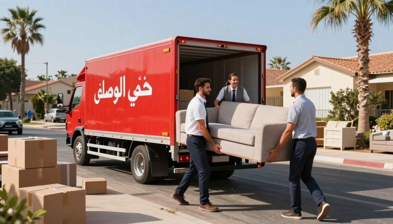 نقل عفش حي الوسام | الشركة السعودية | 📞 0540026747