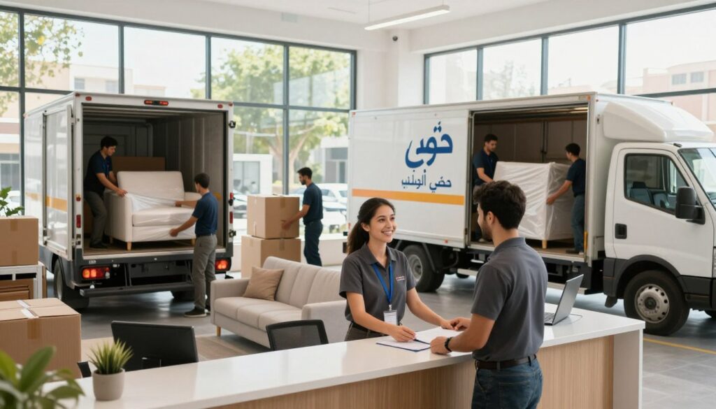 نقل عفش حي الوسام | الشركة السعودية | 📞 0540026747